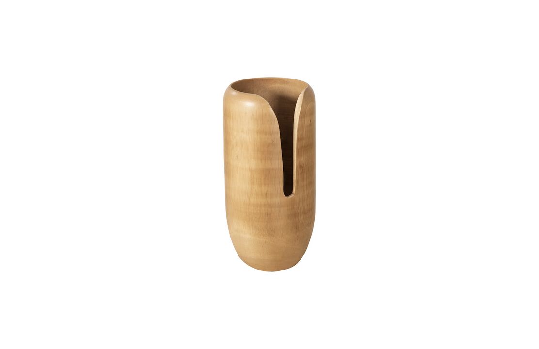 Interval Small Wood Vase