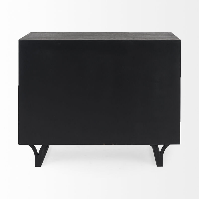 Giselle Dark Brown Accent Cabinet