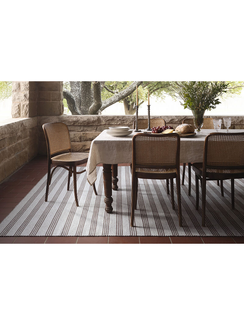 Charlie Silver/Bark 7'9" x 9'9" Area Rug by Magnolia Home by Joanna Gaines x Loloi