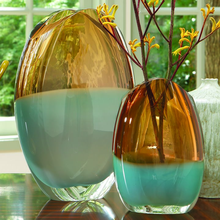 Oval Small Vase