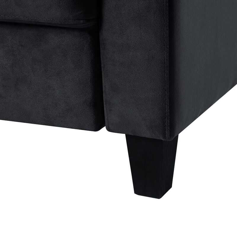 Merax Velvet Loveseat Sofa Couch for Living Room