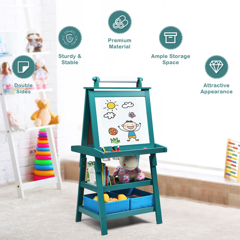 3 in 1 Double-Sided Storage Art Easel