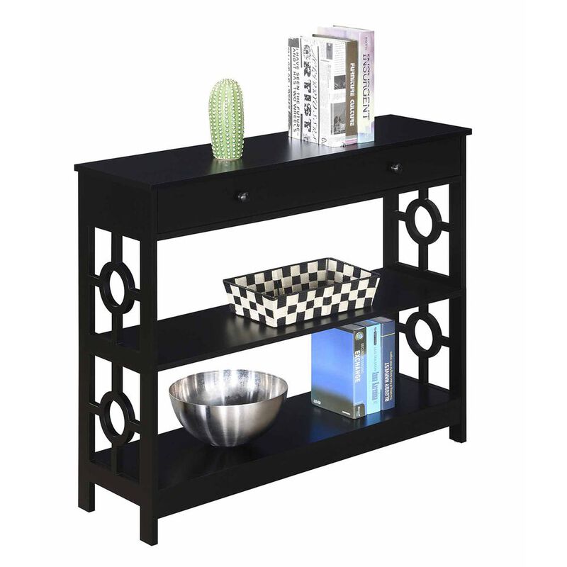 Convenience Concepts Ring 1 Drawer Console Table