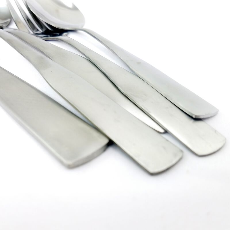 Gibson Home Abbeville 61 Piece Stainless Steel Flatware Set with Wire Caddy