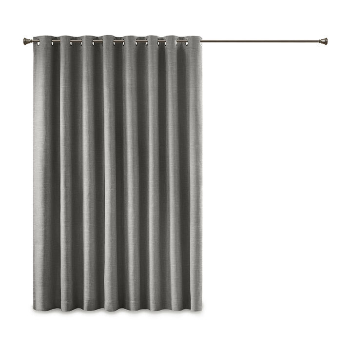 Gracie Mills Tamsin Printed Heathered Blackout Grommet Top Curtain Panel