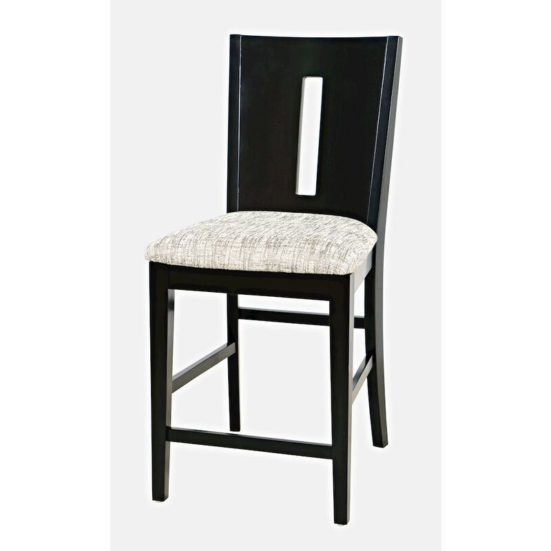 Jofran Urban Icon Contemporary Slotback Upholstered Counter Stool (Set of 2)