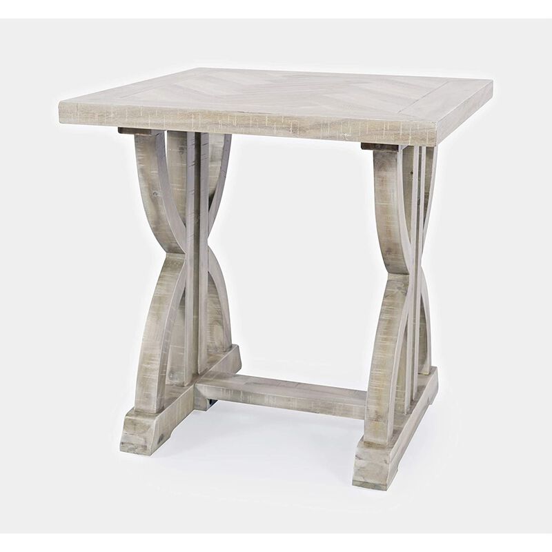 Jofran Inc. Fairview Rustic Trestle End Table
