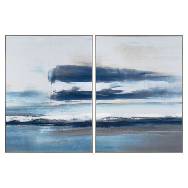 Carol Benson-Cobb's Horizon's Break Diptych