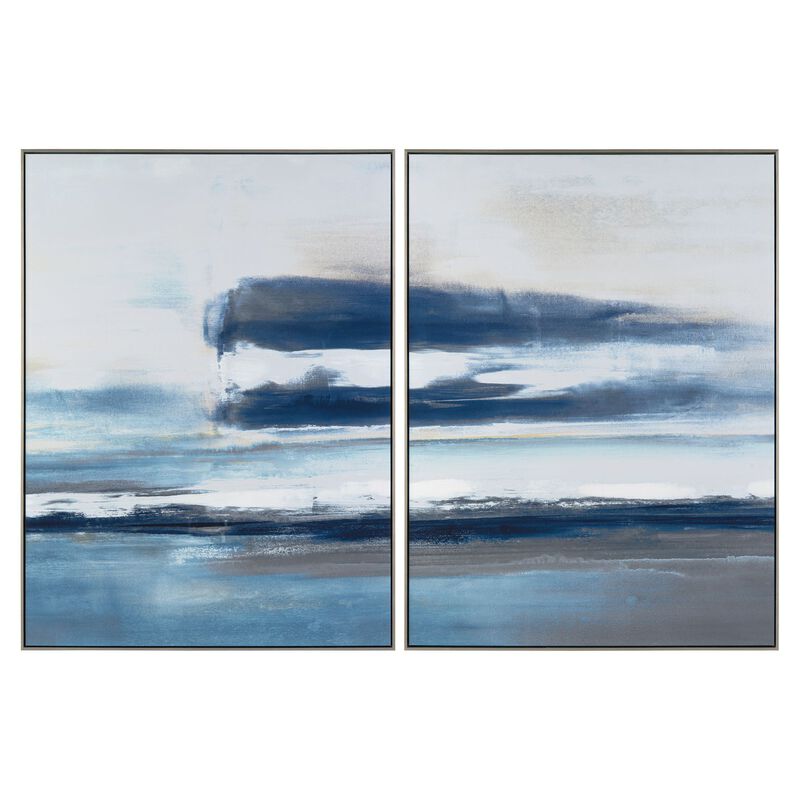 Carol Benson-Cobb's Horizon's Break Diptych