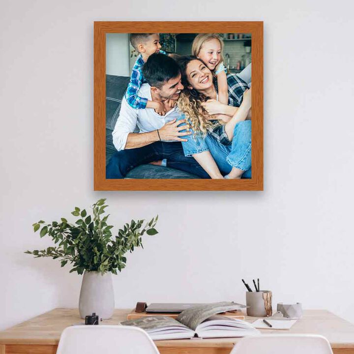 Honey Pecan Square Picture Frame