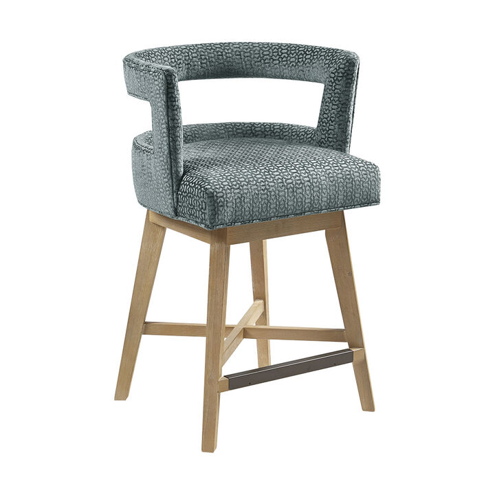 Gracie Mills Sonny Contemporary Swivel Counter Stool
