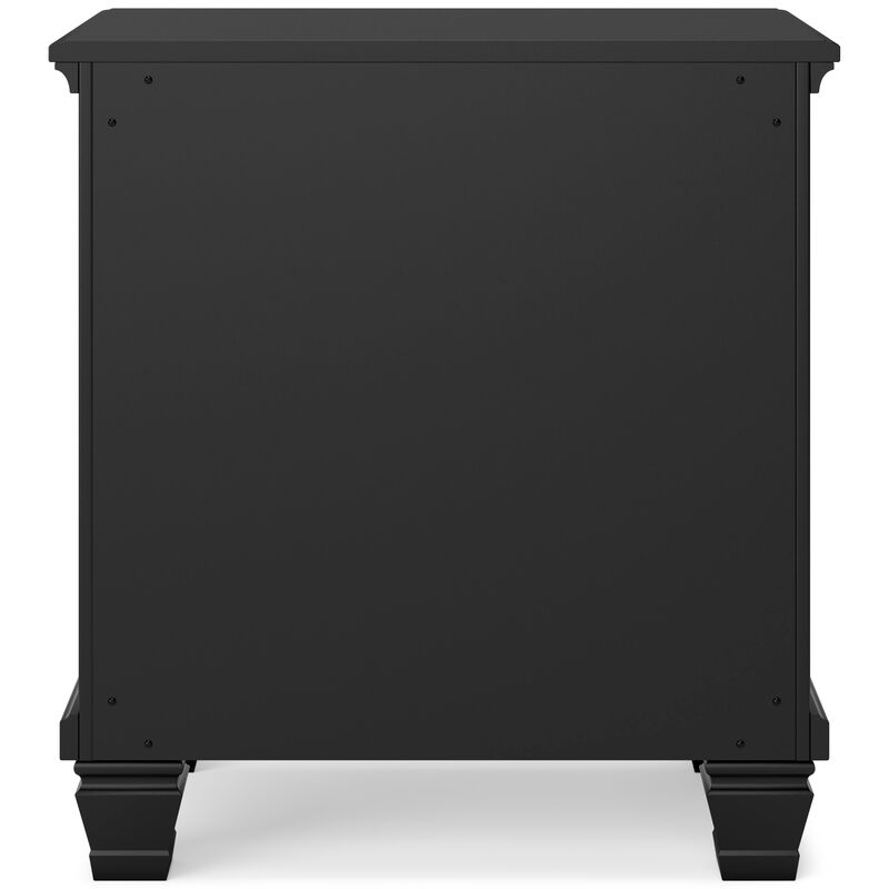 Lanolee Black Nightstand