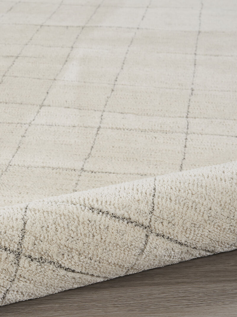 Andes AND04 Ivory/Gray 6' x 9' Rug