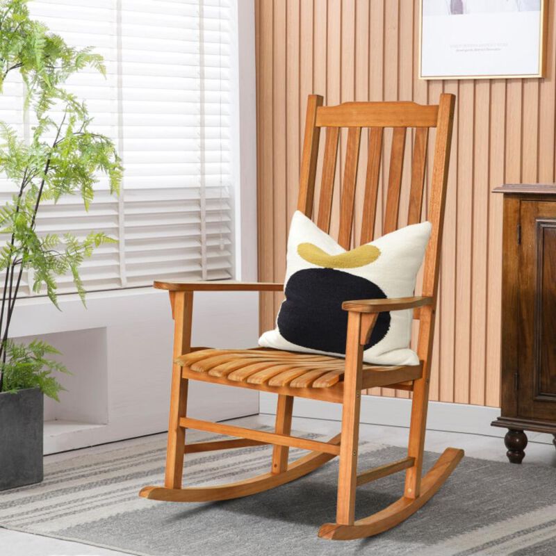 Hivvago Outdoor Rocking Chair Single Rocker for Patio Deck