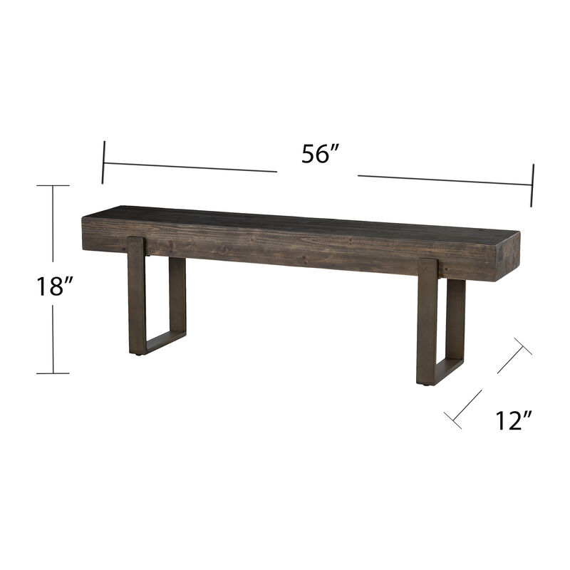 Verwood Reclaimed Wood Bench