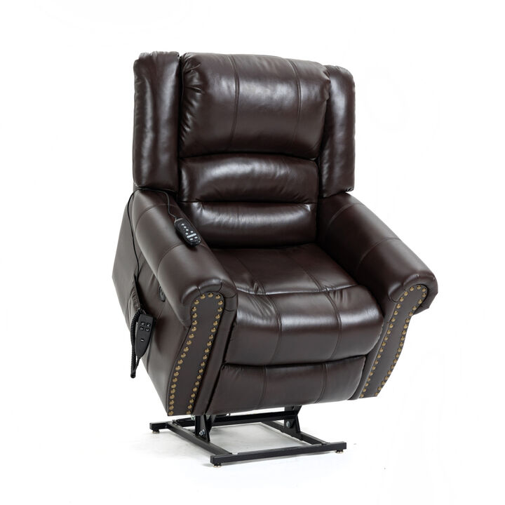 350 lbs Power Lift Recliner with Heat Massage