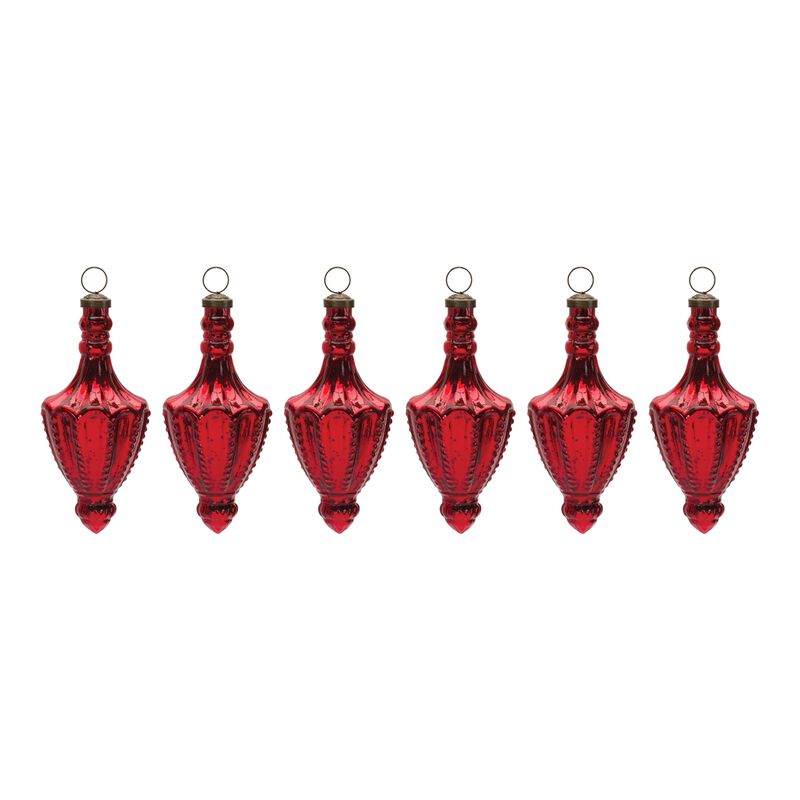 Drop Christmas Ornament for Holiday Tree Decoration (Set of 6)