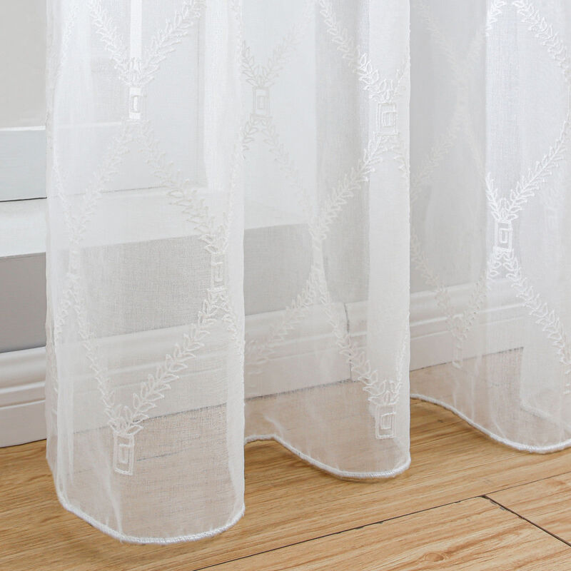 Dolce Mela Sheer Curtains Panel