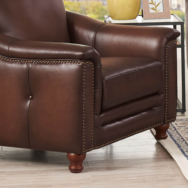 Belfast Top Grain Leather Chair