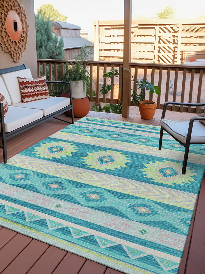 Phoenix PH3 Teal 3' x 5' Rug