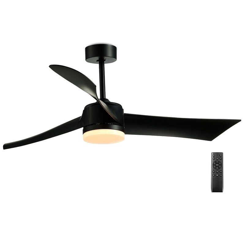 52 Inch Reversible Ceiling Fan with Light