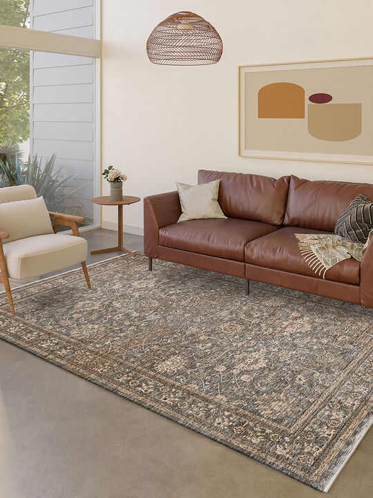 Yarra YA1 Pewter 3' x 5' Rug