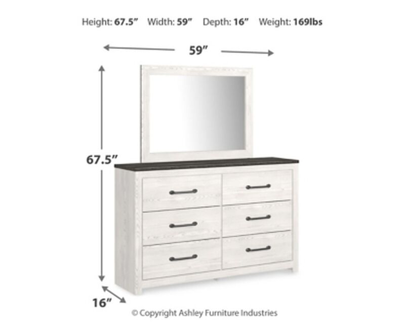 Gerridan Dresser and Mirror