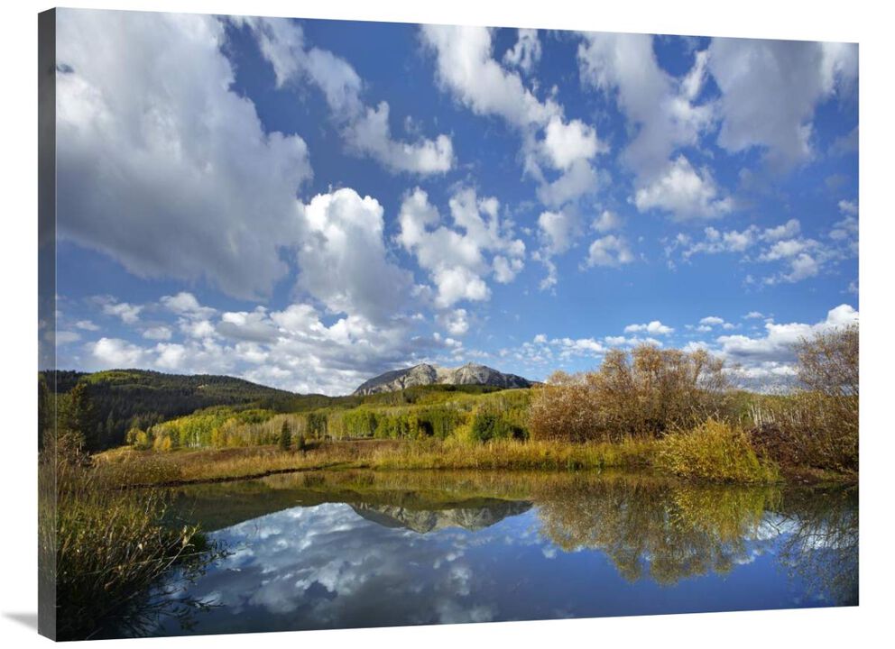 Pond near East Beckwith Mountain, West Elk Wilderness, Colorado-Canvas Art-40x30