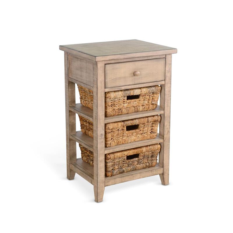 Sunny Designs Beach Pebble Storage Table