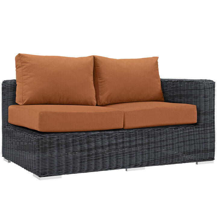 Modway - Summon Outdoor Patio Sunbrella® Right Arm Loveseat
