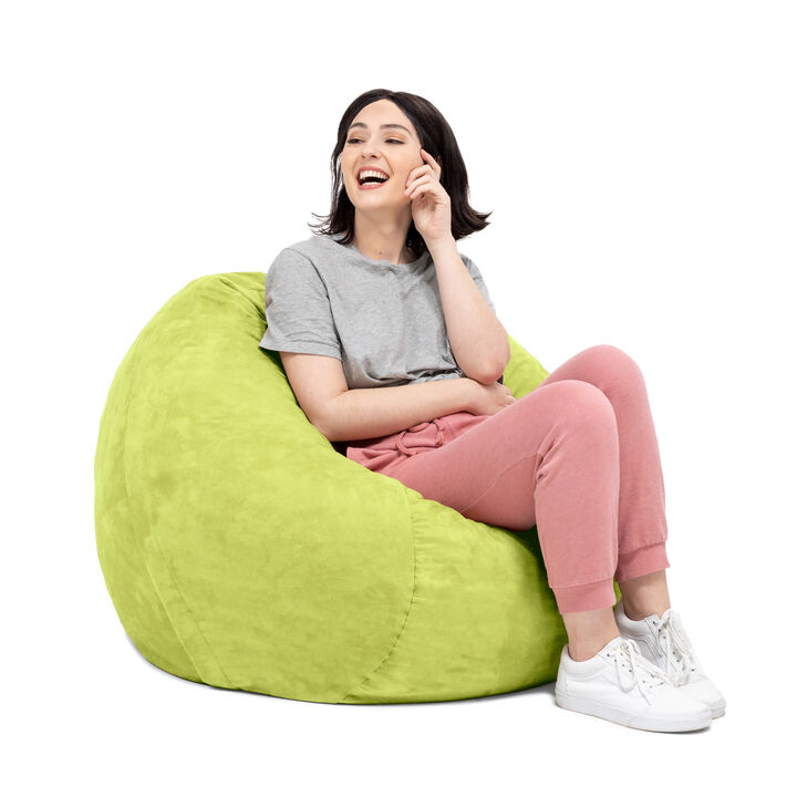 Jaxx Saxx 3 Foot Round Bean Bag w/ Removable Cover
