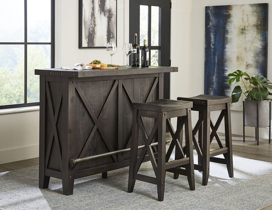 Yosemite Solid Wood Bar Stool