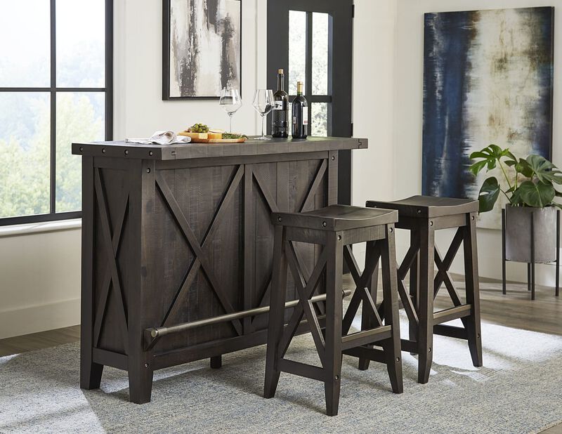 Yosemite Solid Wood Bar Stool