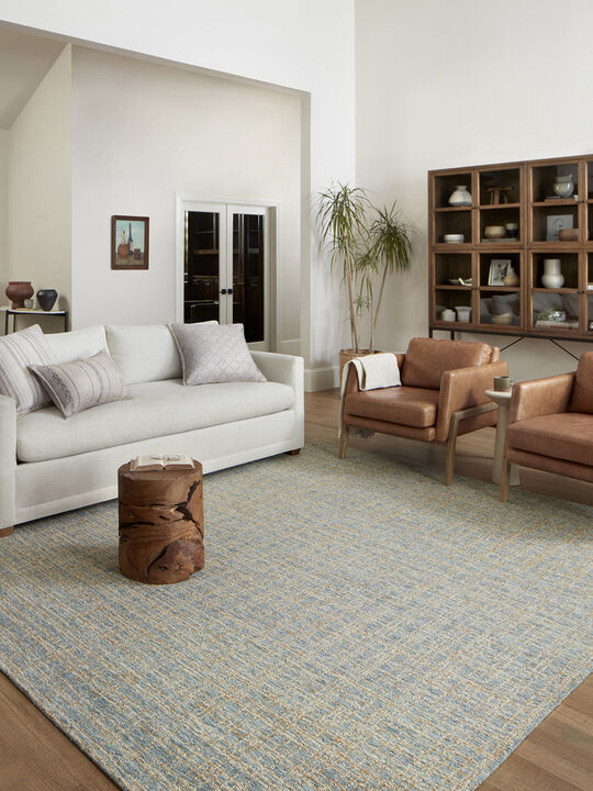 Polly POL03 Blue/Sand 3'6" x 5'6" Rug
