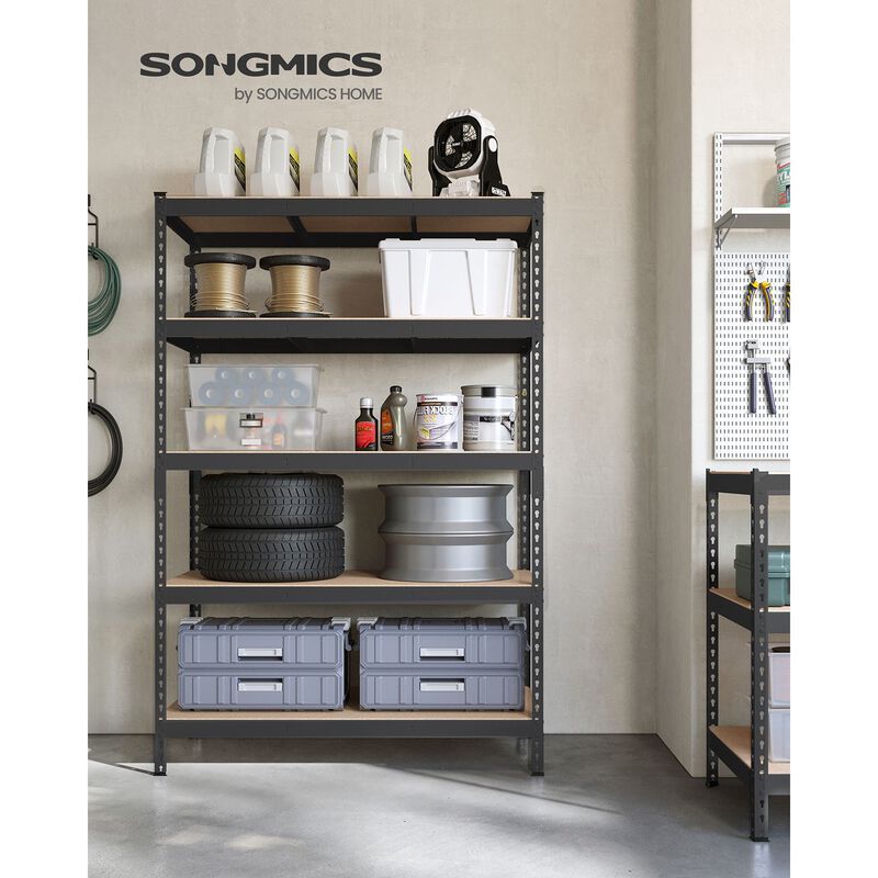 5-Tier Storage Shelves – Adjustable and Durable Rack for Home and Office Organization