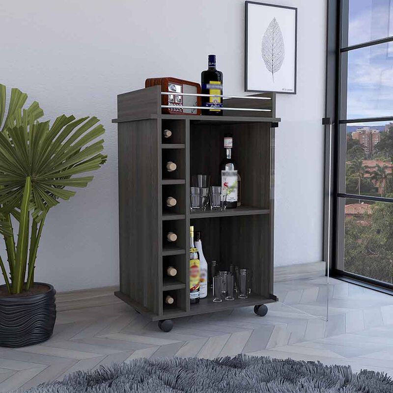 Bar Cart Baltimore, Living Room, Espresso