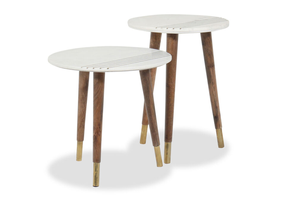 Terrace 2-Piece Round Nesting Table