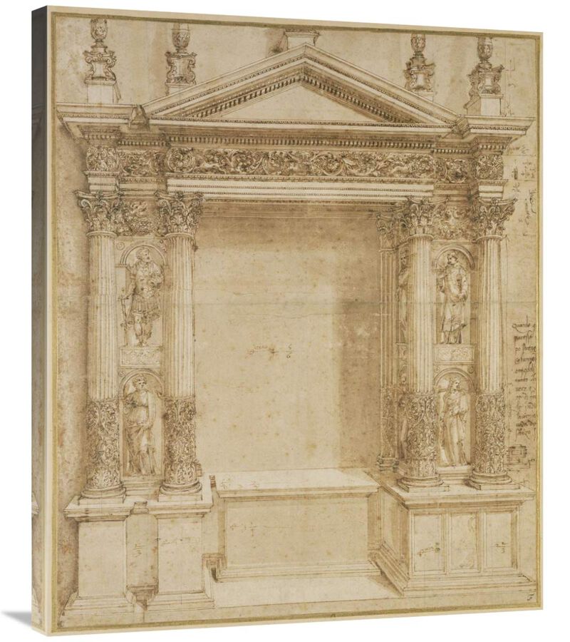 Design for an Altar, ca. 1527-Canvas Art-29.88x36
