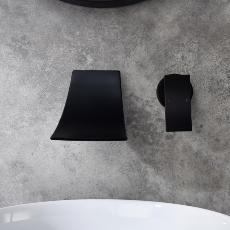 Wall Mounted Bathroom Waterfall Faucet Modern & Elegant Design