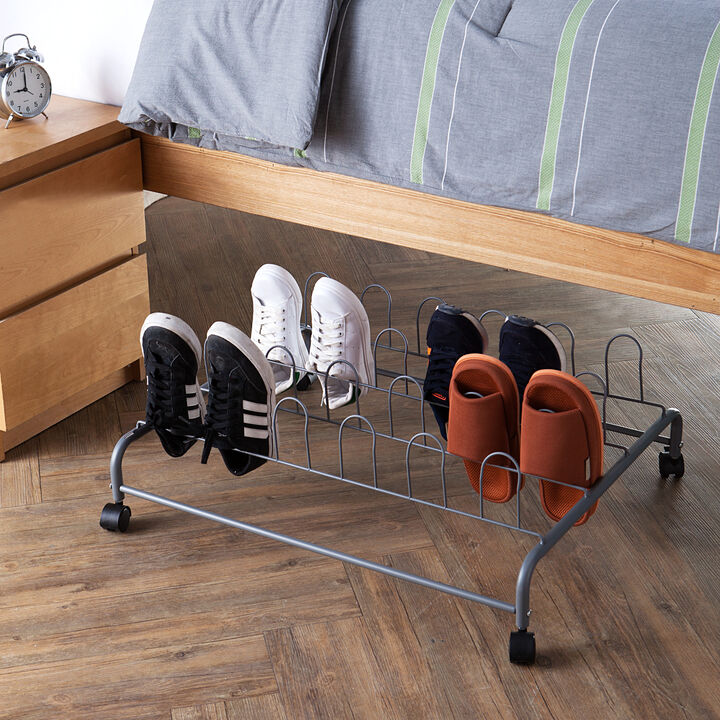 Suprima® Underbed Shoe Holder with Wheels
