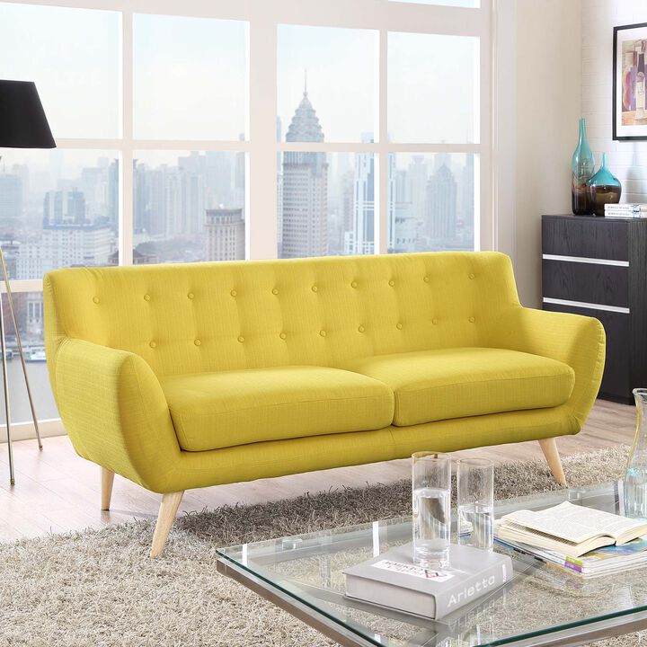 Remark Upholstered Fabric Sofa - Sunny