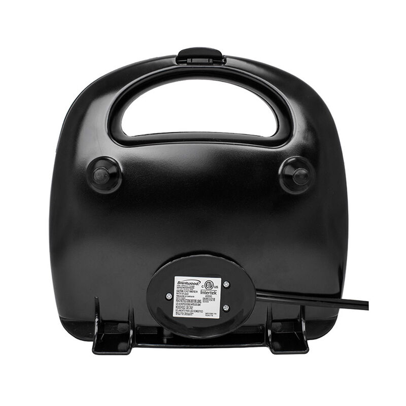 Brentwood Non Stick Dual Sandwich Maker in Black and Silver