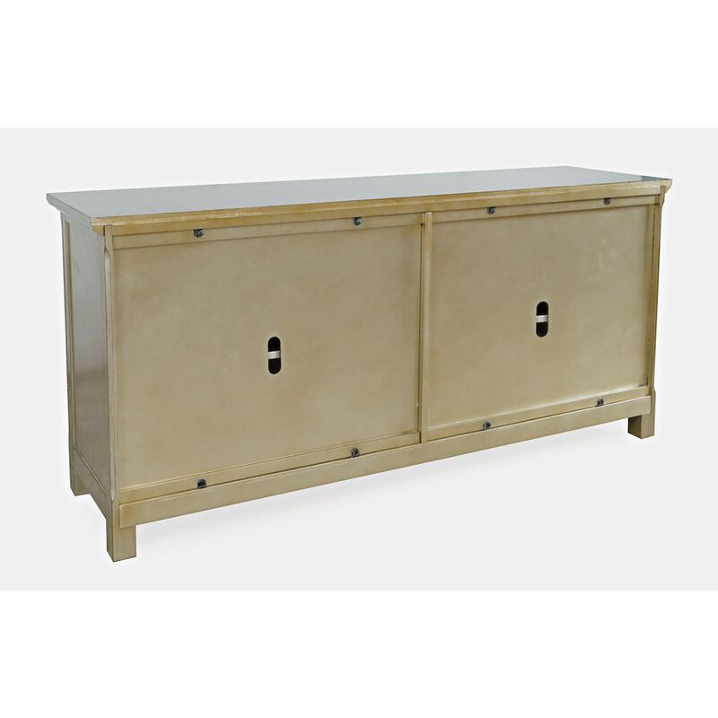 Jofran Isabella 69 Luxury Mirrored Sideboard Storage Cabinet