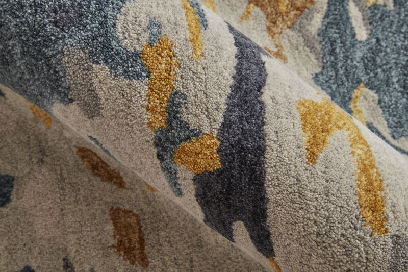 Everley 8644F Gray/Yellow/Blue 8' x 10' Rug