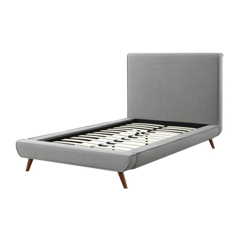 Loft Lyfe Eliezer Linen Upholstered Platform Bed