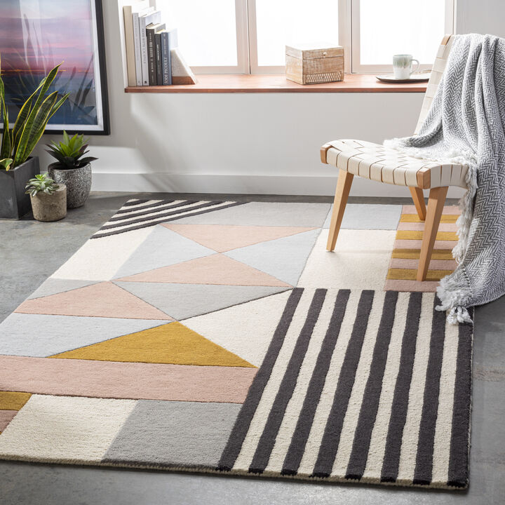 Emma EMM-2302 2' x 3' Pink Rug