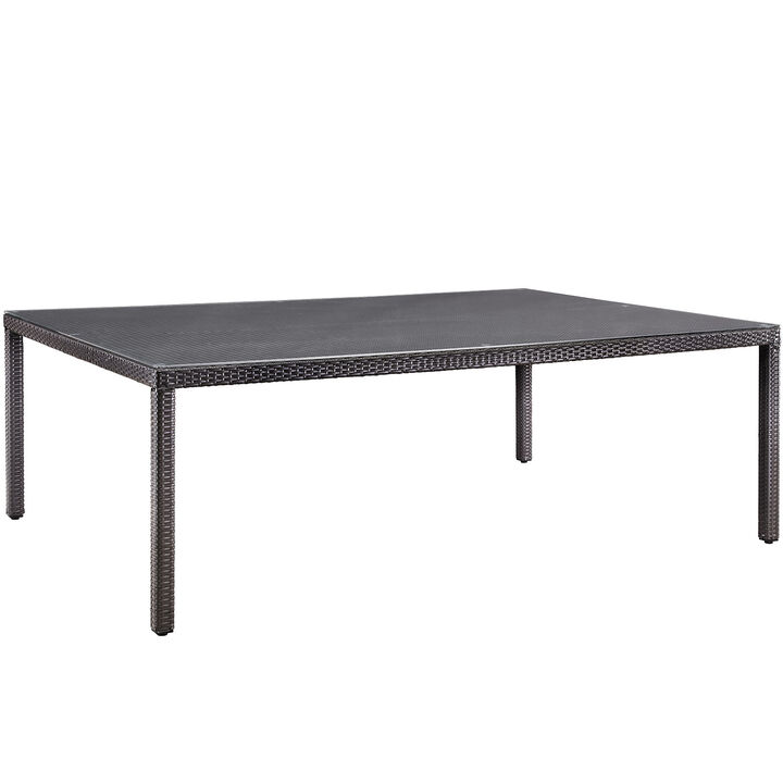 Modway - Convene 90" Outdoor Patio Dining Table Espresso