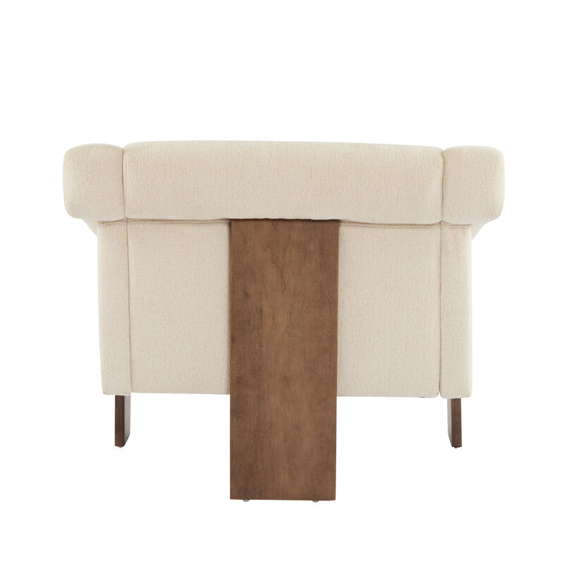 Merax Mid-Century Modern Fabric Home Accent Chair