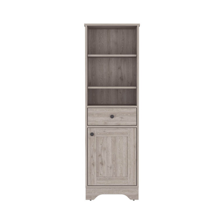 Linen Cabinet Burnedt, Bathroom, Light Gray
