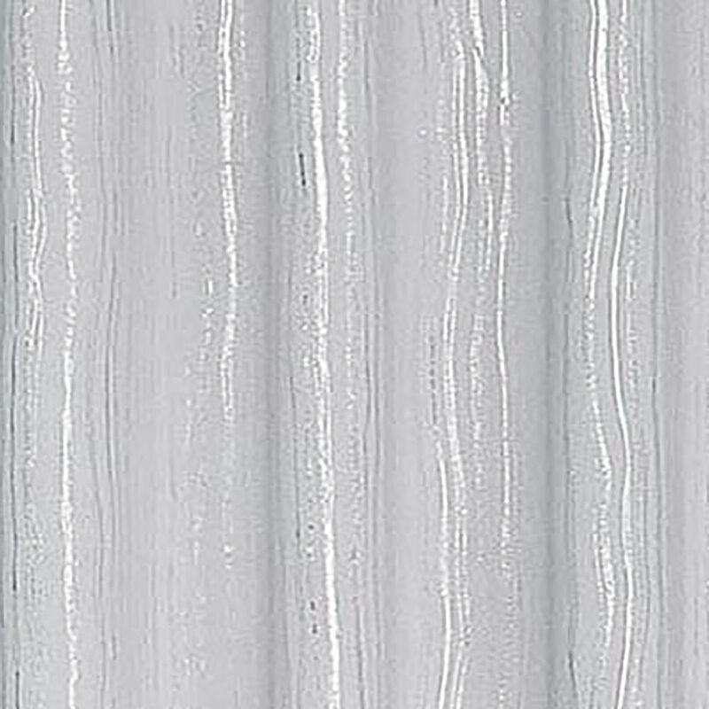 Rt Designers Collection Contemporary Iceland Metallic Blackout Grommet Curtain Panel  Drape 54" X 90" Silver